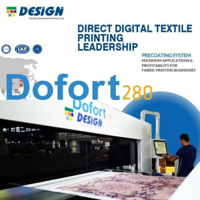 فروش دستگاه چاپ مستقیم بر روی پارپه های نخی و پنبه ای مدل dofort 280